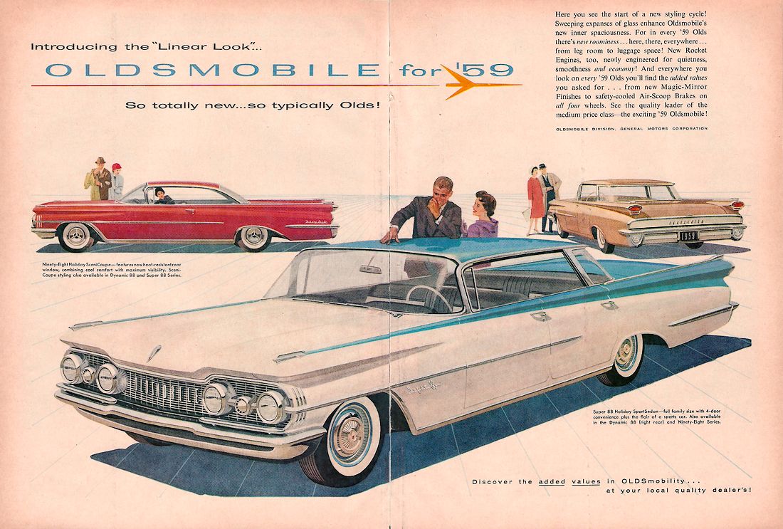 1959 Oldsmobile Auto Advertising